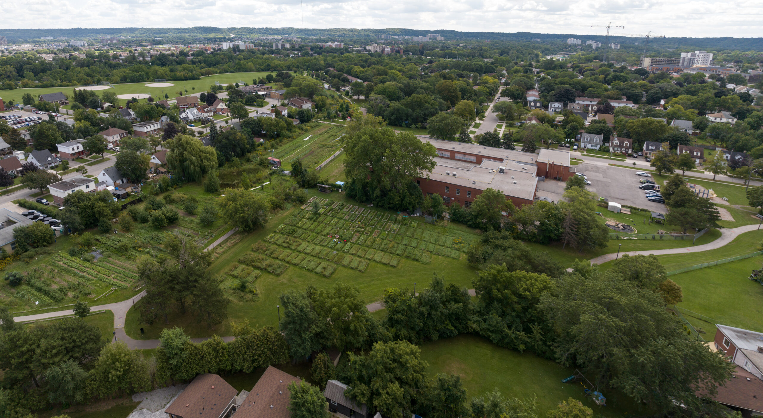 Biindigen Well-Being Centre aerial view